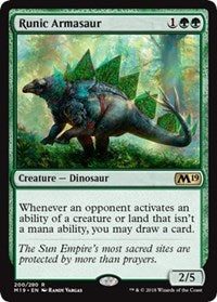 Runic Armasaur [Core Set 2019] | Gaming Infinity