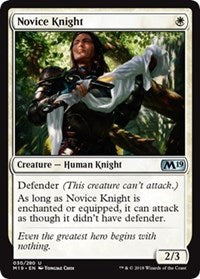 Novice Knight [Core Set 2019] | Gaming Infinity