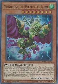 Windrose the Elemental Lord [Battles of Legend: Relentless Revenge] [BLRR-EN070] | Gaming Infinity