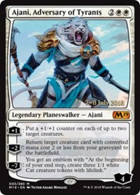 Ajani, Adversary of Tyrants [Core Set 2019 Promos] | Gaming Infinity