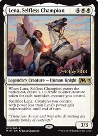 Lena, Selfless Champion [Core Set 2019 Promos] | Gaming Infinity