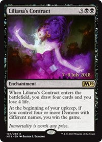 Liliana's Contract [Core Set 2019 Promos] | Gaming Infinity