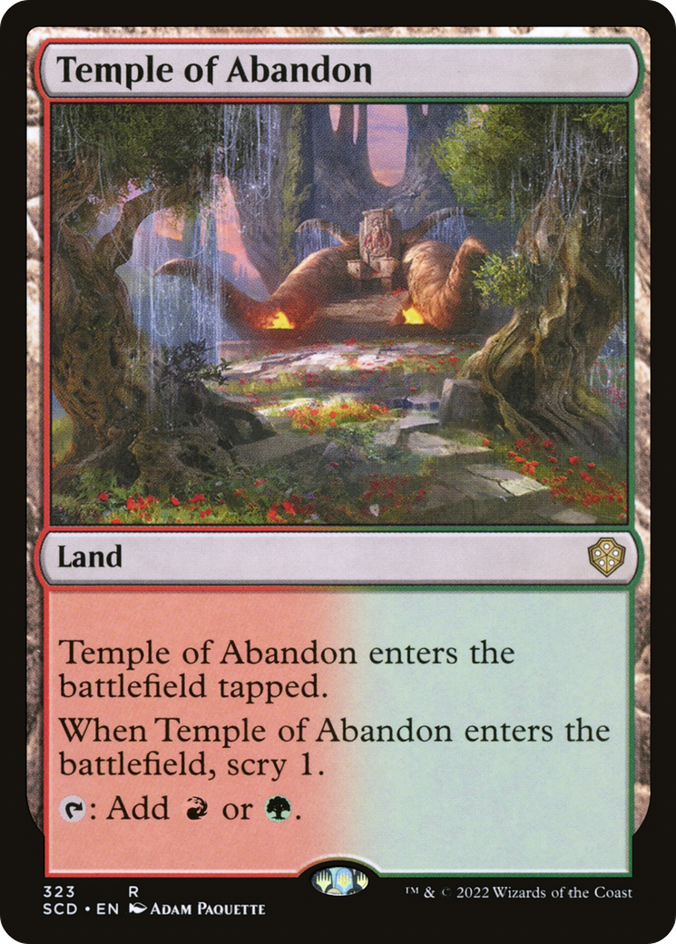 Temple of Abandon [Starter Commander Decks] | Gaming Infinity