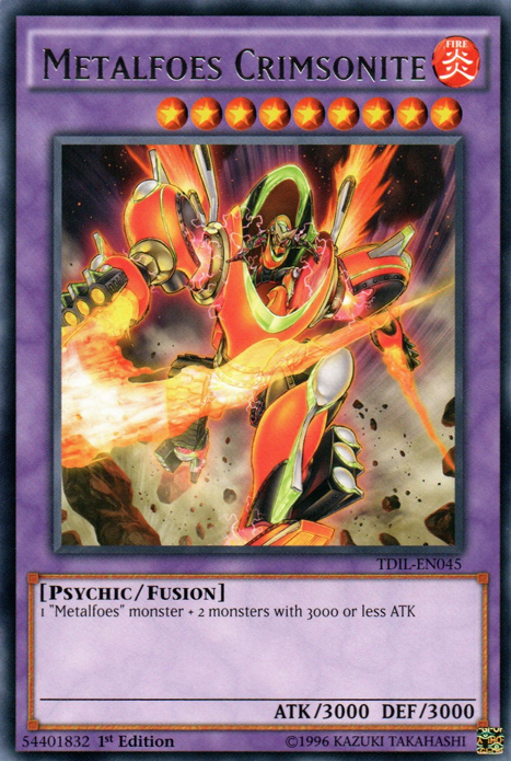 Metalfoes Crimsonite [TDIL-EN045] Rare | Gaming Infinity