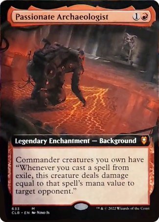 Passionate Archaeologist (Extended Art) [Commander Legends: Battle for Baldur's Gate] | Gaming Infinity