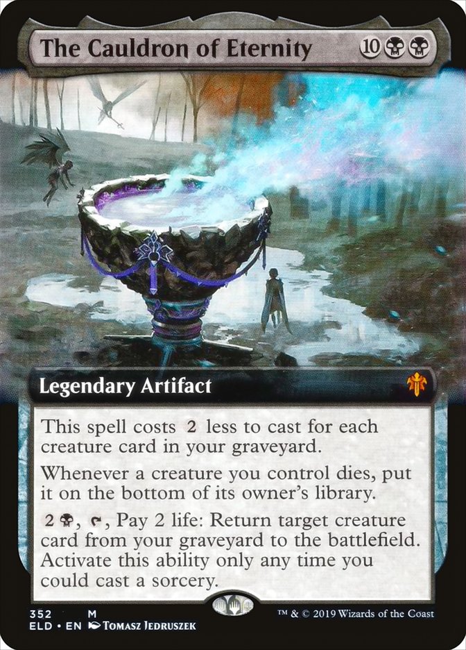 The Cauldron of Eternity (Extended Art) [Throne of Eldraine] | Gaming Infinity