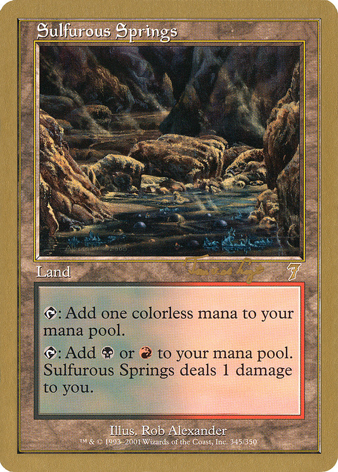 Sulfurous Springs (Tom van de Logt) [World Championship Decks 2001] | Gaming Infinity