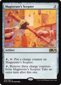 Magistrate's Scepter [Core Set 2019 Promos] | Gaming Infinity