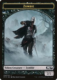 Zombie Token [Core Set 2019 Tokens] | Gaming Infinity