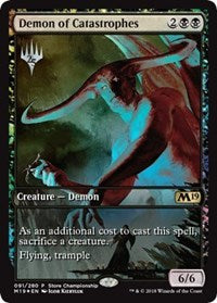 Demon of Catastrophes [Core Set 2019 Promos] | Gaming Infinity