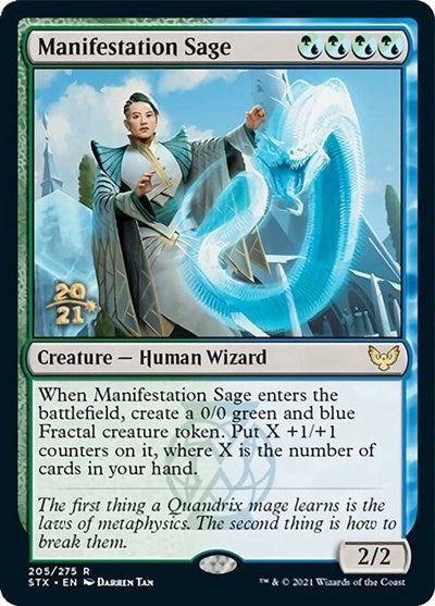 Manifestation Sage [Strixhaven: School of Mages Prerelease Promos] | Gaming Infinity