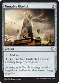 Unstable Obelisk [Commander 2018] | Gaming Infinity