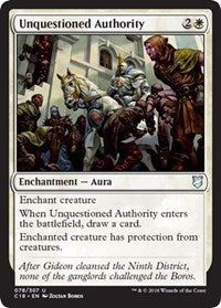 Unquestioned Authority [Commander 2018] | Gaming Infinity