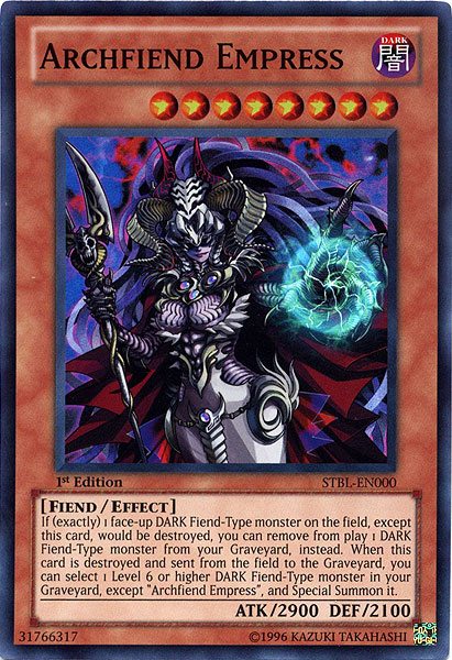 Archfiend Empress [STBL-EN000] Super Rare | Gaming Infinity