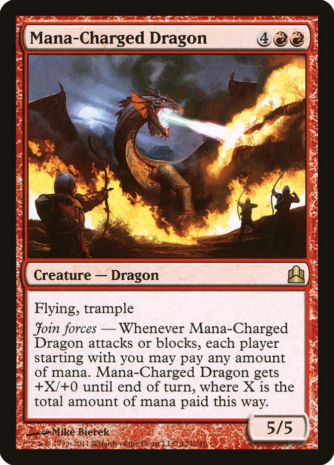 Mana-Charged Dragon [Commander 2011] | Gaming Infinity