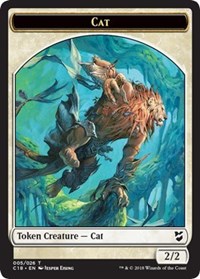 Cat // Soldier Double-sided Token [Commander 2018] | Gaming Infinity