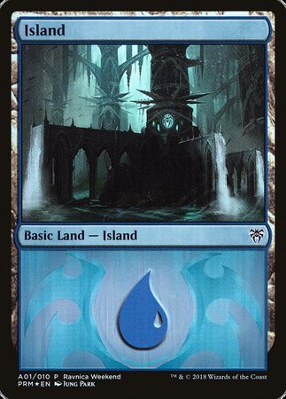 Island - Dimir (A01) [GRN Ravnica Weekend] | Gaming Infinity