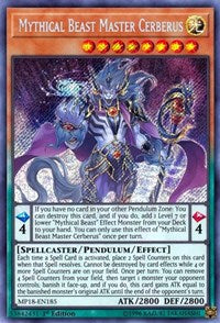 Mythical Beast Master Cerberus [2018 Mega-Tins Mega Pack] [MP18-EN185] | Gaming Infinity