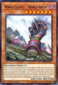 World Legacy - "World Armor" [2018 Mega-Tins Mega Pack] [MP18-EN117] | Gaming Infinity