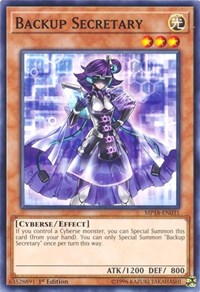 Backup Secretary [2018 Mega-Tins Mega Pack] [MP18-EN031] | Gaming Infinity