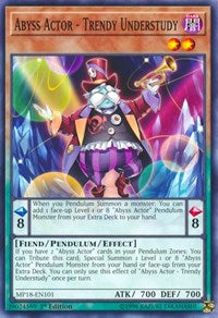 Abyss Actor - Trendy Understudy [2018 Mega-Tins Mega Pack] [MP18-EN101] | Gaming Infinity