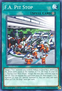 F.A. Pit Stop [2018 Mega-Tins Mega Pack] [MP18-EN162] | Gaming Infinity