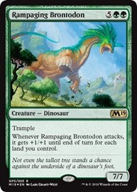 Rampaging Brontodon (2018 Gift Pack) [M19 Gift Pack] | Gaming Infinity