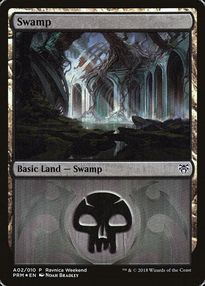 Swamp - Dimir (A02) [GRN Ravnica Weekend] | Gaming Infinity