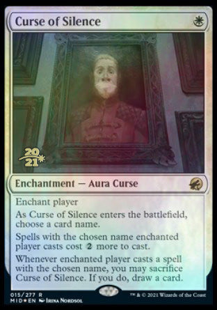 Curse of Silence [Innistrad: Midnight Hunt Prerelease Promos] | Gaming Infinity