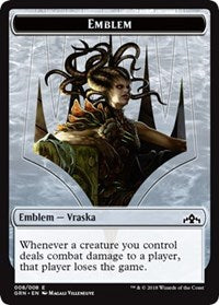 Emblem - Vraska, Golgari Queen [Guilds of Ravnica Tokens] | Gaming Infinity