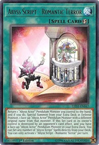 Abyss Script - Romantic Terror [Legendary Duelists: White Dragon Abyss] [LED3-EN047] | Gaming Infinity