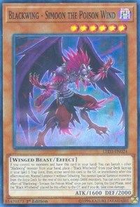 Blackwing - Simoon the Poison Wind [Legendary Duelists: White Dragon Abyss] [LED3-EN024] | Gaming Infinity