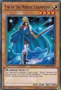 Tyr of the Nordic Champions [Legendary Hero Decks] [LEHD-ENB12] | Gaming Infinity