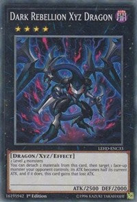 Dark Rebellion Xyz Dragon [Legendary Hero Decks] [LEHD-ENC33] | Gaming Infinity