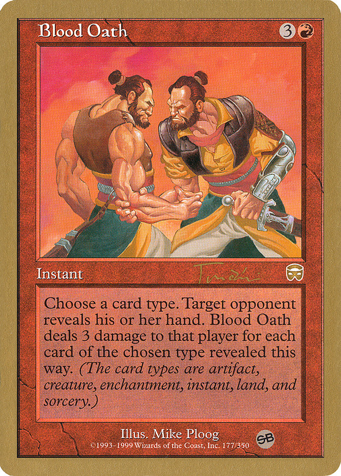 Blood Oath (Jan Tomcani) (SB) [World Championship Decks 2001] | Gaming Infinity