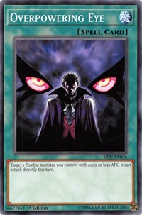 Overpowering Eye [Structure Deck: Zombie Horde] [SR07-EN026] | Gaming Infinity