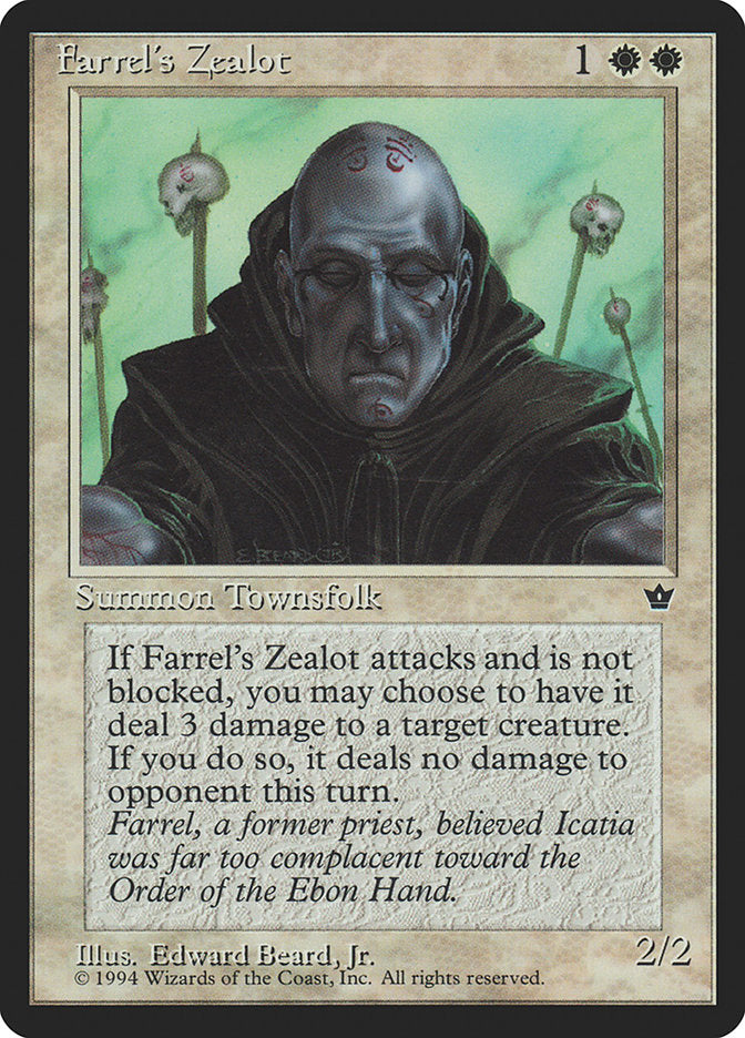 Farrel's Zealot (Edward P. Beard, Jr.) [Fallen Empires] | Gaming Infinity