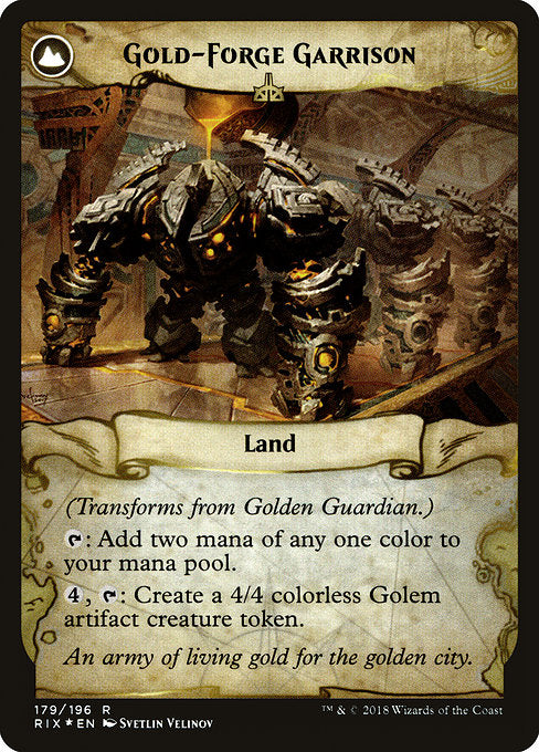 Golden Guardian [Rivals of Ixalan Promos] | Gaming Infinity