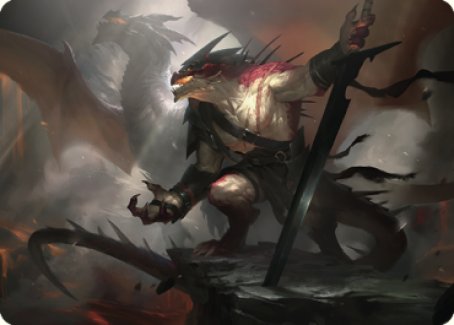 Rivaz of the Claw Art Card [Dominaria United Art Series] | Gaming Infinity