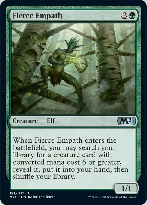 Fierce Empath [Core Set 2021] | Gaming Infinity