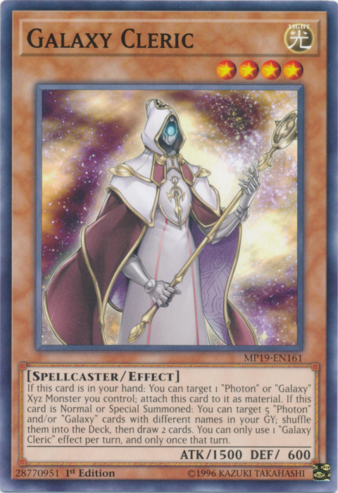 Galaxy Cleric [MP19-EN161] Common | Gaming Infinity