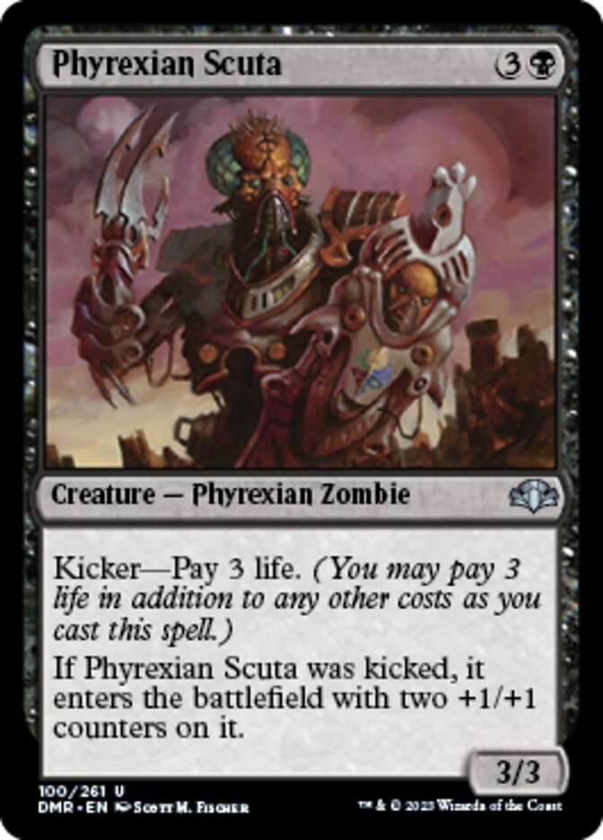 Phyrexian Scuta [Dominaria Remastered] | Gaming Infinity