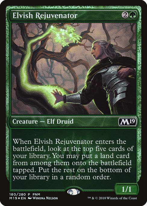 Elvish Rejuvenator [Core Set 2019 Promos] | Gaming Infinity