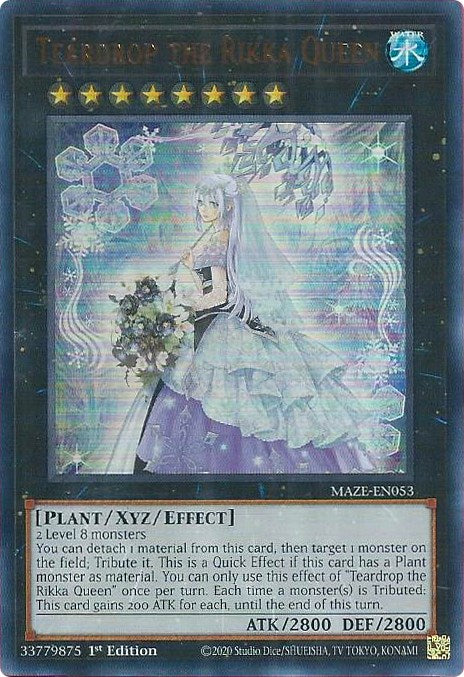 Teardrop the Rikka Queen [MAZE-EN053] Ultra Rare | Gaming Infinity