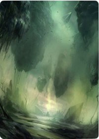 Swamp 1 Art Card [Zendikar Rising Art Series] | Gaming Infinity