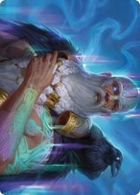 Alrund, God of the Cosmos Art Card [Kaldheim: Art Series] | Gaming Infinity