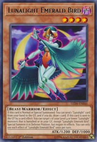 Lunalight Emerald Bird [Legendary Duelists: Sisters of the Rose] [LED4-EN046] | Gaming Infinity