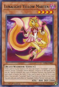 Lunalight Yellow Marten [Legendary Duelists: Sisters of the Rose] [LED4-EN047] | Gaming Infinity