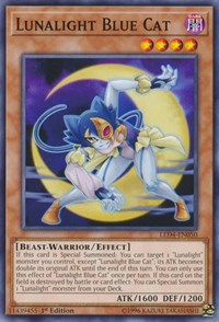 Lunalight Blue Cat [Legendary Duelists: Sisters of the Rose] [LED4-EN050] | Gaming Infinity