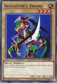 Alligator's Sword [Speed Duel Decks: Duelists of Tomorrow] [SS02-ENB05] | Gaming Infinity